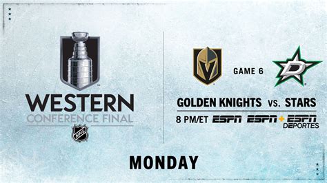 2023 Stanley Cup Western Conference Final Begins Friday at 8:30 p.m. .